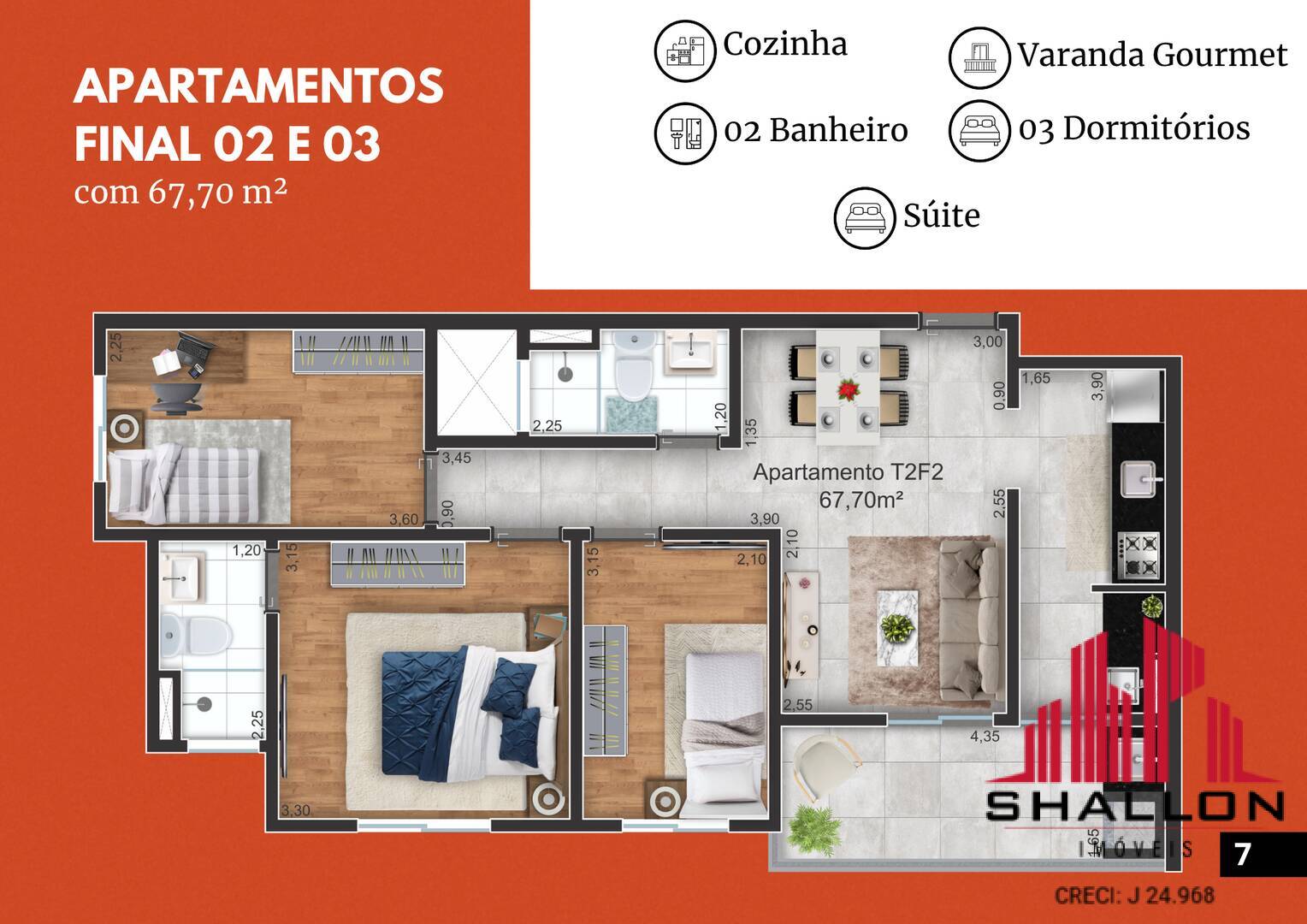 Apartamento, 60 m² - Foto 7